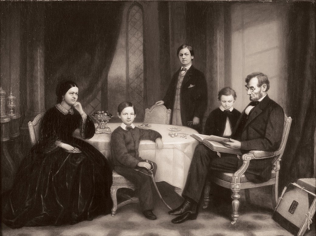 lincoln-family-by-francis-bicknell-carpenter-1865