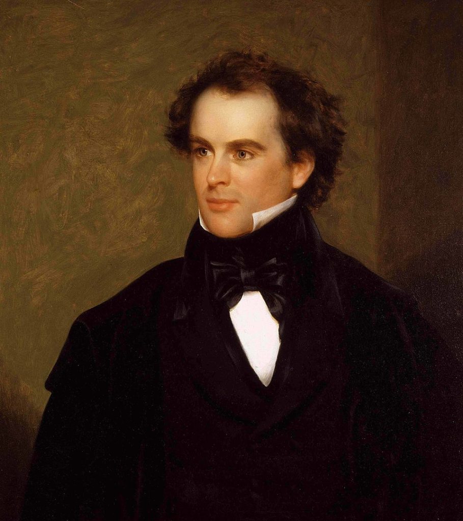 Portrait of American author Nathanial Hawthorne by Charles Osgood - http://www.pem.org/collections/2-american_art, Public Domain