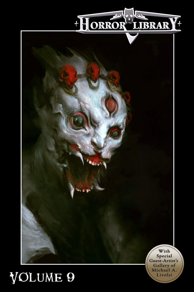 Cover of +Horror Library+ Volume 9, edited by Eric J. Guignard